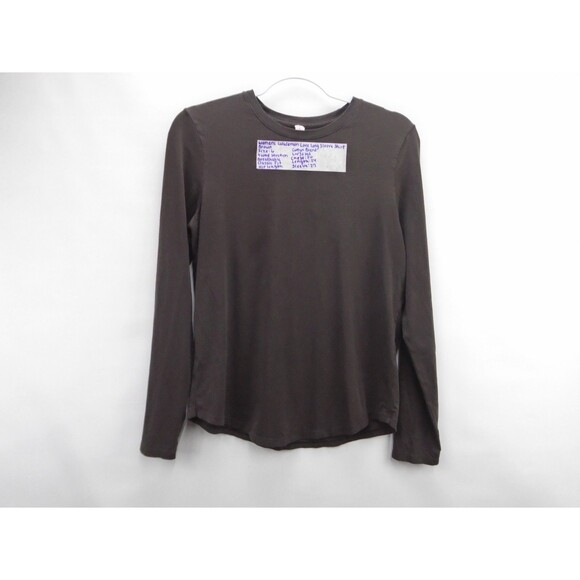 lululemon athletica Tops - Lululemon Love Long Sleeve T Shirt Size 6 Women’s Breathable Hip Length Brown